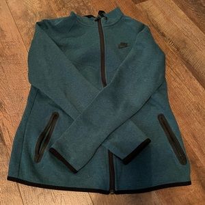 blue/green nike jacket